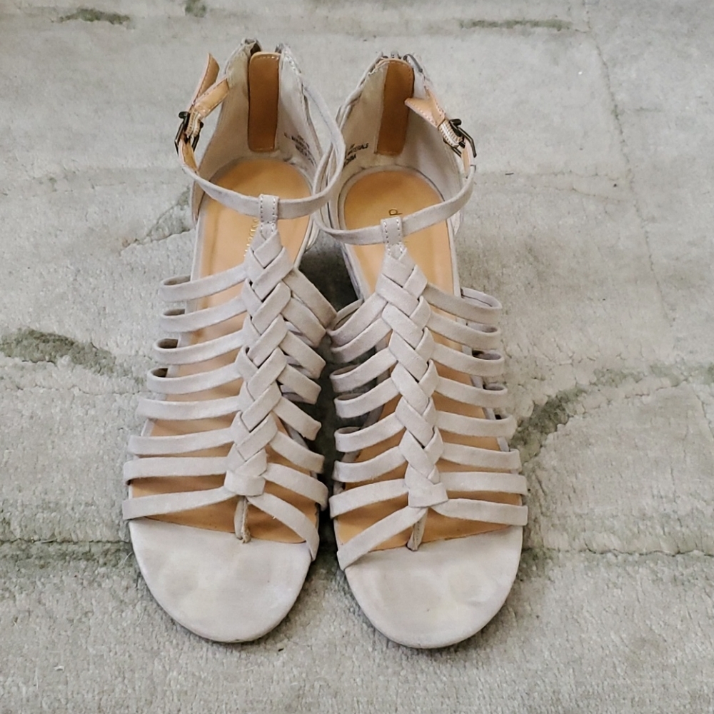 Dress Barn Suede strappy sandles